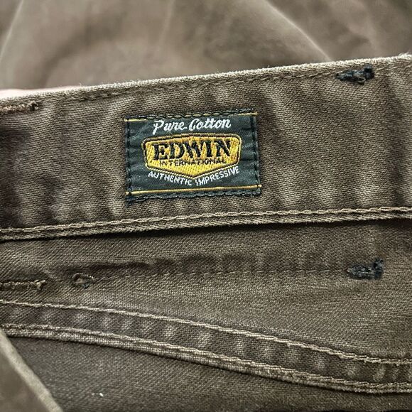 Edwin Men’s Brown Straight Leg Jeans​​ - Picture 7 of 7